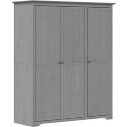 vidaXL Bodo Grey Wardrobe 151.5x176.5cm