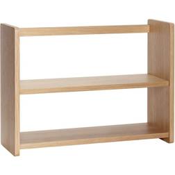 Hübsch Nomad Double Regal Natural Wall Shelf 62cm