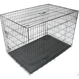 Gr8 Home Metal Pet Cage 121cmx74cmx81cm 74x80.5cm