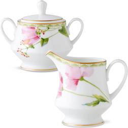 Noritake Poppy Place Sugar And Cream Jug 2pcs