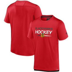 Fanatics Branded Red Chicago Blackhawks Authentic Pro Tech T-Shirt Men's