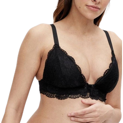 Mamalicious Lace Maternity Nursing Bra Black