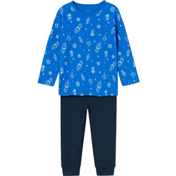 Name It Kid's Long Sleeved Night Set - Skydiver