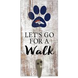 Fan Creations Denver Broncos Leash Holder Sign