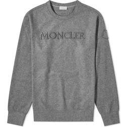 Moncler Flannel Logo Sweatshirt - Grey