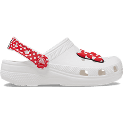 Crocs Kid's Disney Minnie Mouse Classic Clog - White/Red