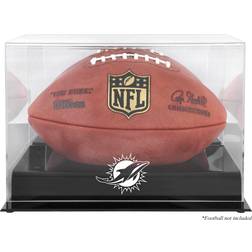 Fanatics Authentic Miami Dolphins Black Base Football Display Case with Mirror Back