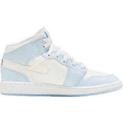 Nike Air Jordan 1 Mid SE GS - Blue Tint/Summit White/White/Ice Blue