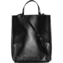 Ganni Banner Medium Tote - Black