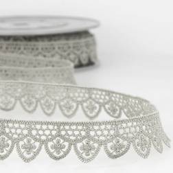 Stephanoise Guipure Lace Trim Light Grey 20mm