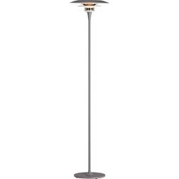 Belid Diablo Grey/High Gloss Black Floor Lamp 134.5cm