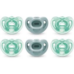 Nuk Comfy Orthodontic Pacifiers 6-18m 6-pack