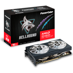 Powercolor HELLHOUND Radeon RX 7600 XT HDMI 3 x DP 16GB GDDR6