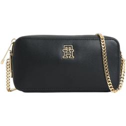 Tommy Hilfiger Chain Crossover Strap Camera Bag - Black