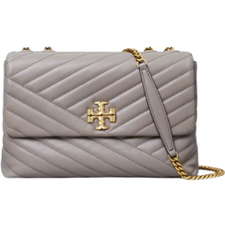 Tory Burch Kira Chevron Convertible Shoulder Bag - Grey Heron