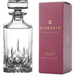 Diamante Home Dorchester Collection Whiskey Carafe 0.75L