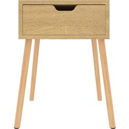 vidaXL 326801 Sonoma Oak Bedside Table 40x40cm