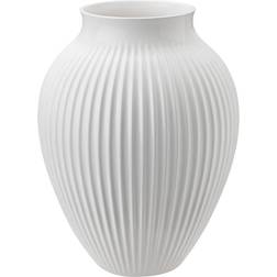 Knabstrup Keramik Fluted White Vase 35cm