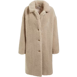 Guess Faux Fur Coat - Beige