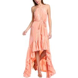 Ramy Brook Sophia Silk Blend Maxi Dress - Pink