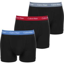 Calvin Klein Cotton Stretch Trunks 3-pack - Cobalt/Rebellious/Dusty Sailor