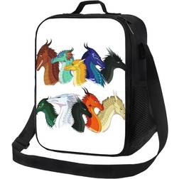 BearLad Kids Lunch Bag Wings Of Fire POV Characters Insulated Tote Box