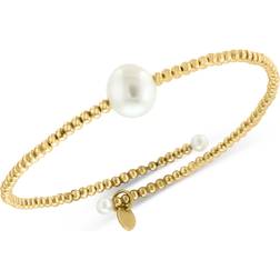 Effy Coil Bracelet - Gold/Pearls