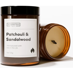 The Essence Vault Patchouli & Sandalwood - 25 Hour Candle Scented Candle