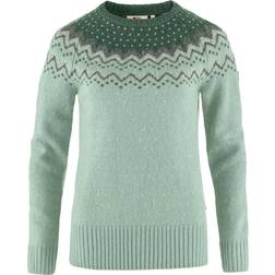 Fjällräven Övik Knit Sweater W - Misty Green/Deep Patina