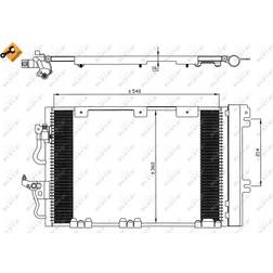 NRF 35556 Air Conditioning Condenser