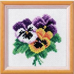 Pansy Cross Stitch Kit