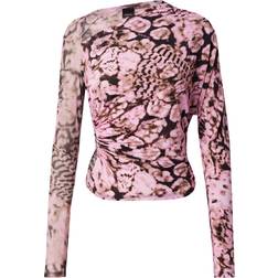 Pinko Italian Long Sleeve All-Over Print - Rosa