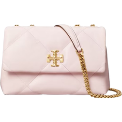 Tory Burch Small Kira Diamond Quilt Convertible Shoulder Bag - Rose Salt