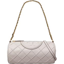 Tory Burch Fleming Soft Barrel Bag - Bay Grey