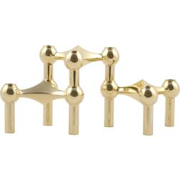 Stoff Nagel Brass Candle Holder 6.5cm 3pcs