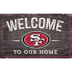 Fan Creations Football Fan Shop Officially Licensed NFL Welcome Sign San Francisco 49ers