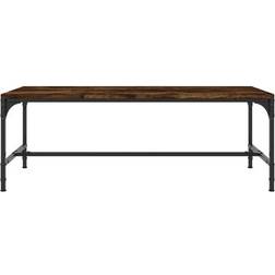 vidaXL 819394 Smoked Oak Coffee Table 50x80cm