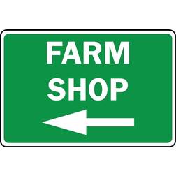 KPCM Display Ltd Farm Shop Left Safety Sign 600mmx400mm