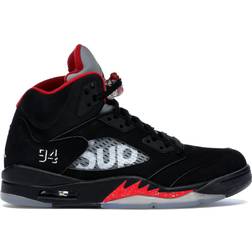 Nike Supreme x Air Jordan 5 Retro M - Black/Fire Red