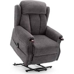 More4Homes Halton Charcoal Gray Armchair 105cm