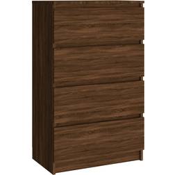 vidaXL 815077 Brown Oak Chest of Drawer 60x98.5cm