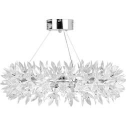 Floral Silver Ceiling Lamp