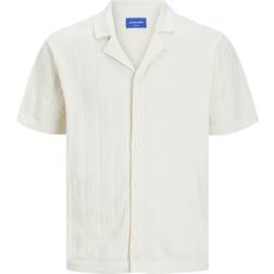 Jack & Jones Plain Polo Shirt - White/Sea Salt