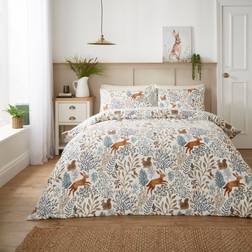 Dunelm Woodland Tale Duvet Cover Natural