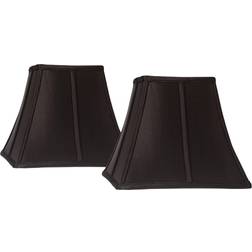 Springcrest Square Curved Bavarian Black Small Shade 27.9cm