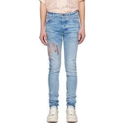 Amiri Staggered Jeans - Perfect Indigo