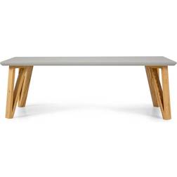 Tenzo Cross Grey/Brown Coffee Table 120x120cm