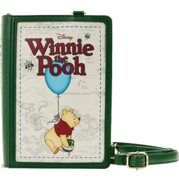 Loungefly Winnie the Pooh Classic Book Cover Convertible Crossbody Bag - Green