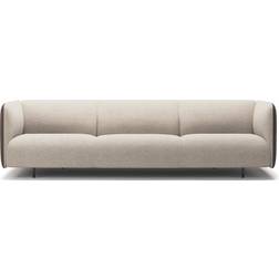 Decotique Urban Brown Leather/Beige Breeze Sofa 255cm 3 Seater