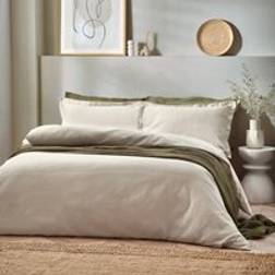 Yard Waffle Duvet Cover Beige